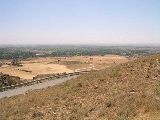 Chteau-Monastre de Monte Aragon : vue depuis le...