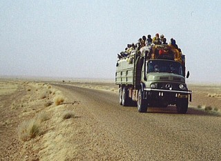Camion de transport au Niger