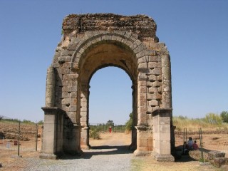 Photo des ruines de la cit romaine de Caparra...