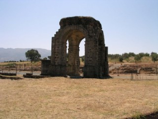 Photo des ruines de la cit romaine de Caparra...