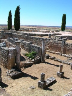 Vestiges et paysages sur le plateau de Clunia