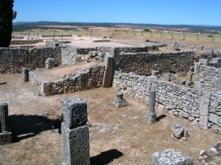Vestiges et paysages sur le plateau de Clunia
