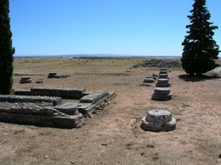 Vestiges et paysages sur le plateau de Clunia
