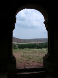 Vue des ruines antiques de Tiermes (Castille-Lon)