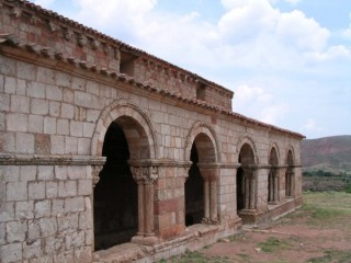Vue des ruines antiques de Tiermes (Castille-Lon)
