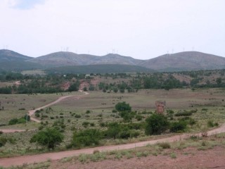 Vue des ruines antiques de Tiermes (Castille-Lon)