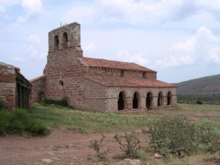 Vue des ruines antiques de Tiermes (Castille-Lon)