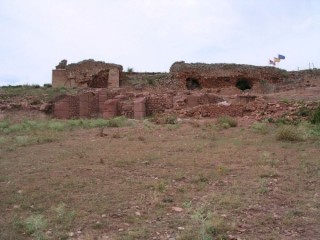 Vue des ruines antiques de Tiermes (Castille-Lon)