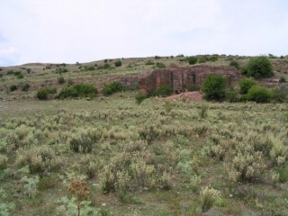 Vue des ruines antiques de Tiermes (Castille-Lon)