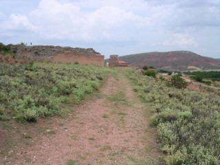 Vue des ruines antiques de Tiermes (Castille-Lon)