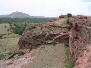 Vue des ruines antiques de Tiermes (Castille-Lon)