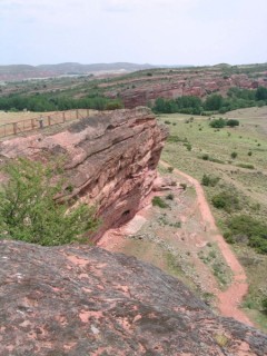 Vue des ruines antiques de Tiermes (Castille-Lon)