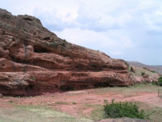 Vue des ruines antiques de Tiermes (Castille-Lon)