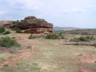 Vue des ruines antiques de Tiermes (Castille-Lon)