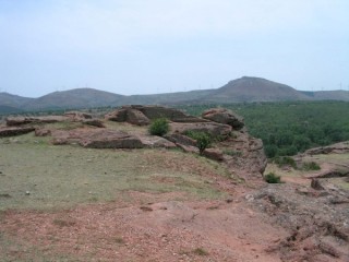 Vue des ruines antiques de Tiermes (Castille-Lon)