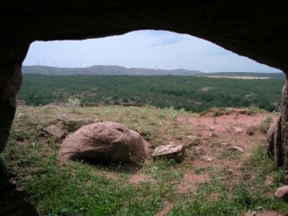 Vue des ruines antiques de Tiermes (Castille-Lon)