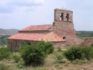 Vue des ruines antiques de Tiermes (Castille-Lon)