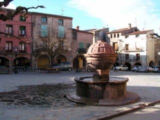 Vue du village de Prades (Catalogne)