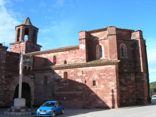 Vue du village de Prades (Catalogne)