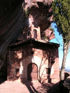 Vue du village de Prades (Catalogne)