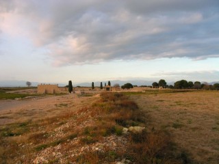 Vue du plateau qui abritait une partie de la cit...
