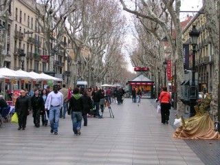BARCELONE : photo de Barcelone - Les Ramblas