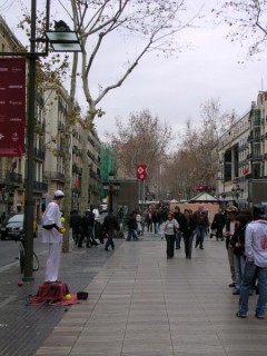 BARCELONE : photo de Barcelone - Les Ramblas