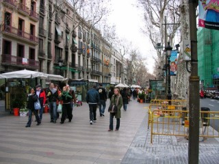 BARCELONE : photo de Barcelone - Les Ramblas