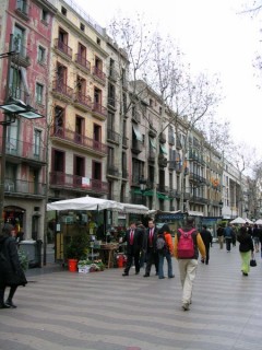 BARCELONE : photo de Barcelone - Les Ramblas