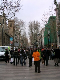 BARCELONE : photo de Barcelone - Les Ramblas