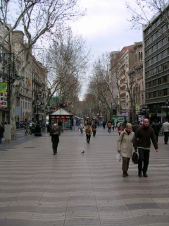 BARCELONE : photo de Barcelone - Les Ramblas