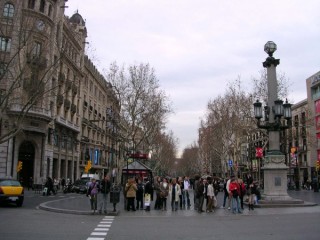 BARCELONE : photo de Barcelone - Plaza de Catalua