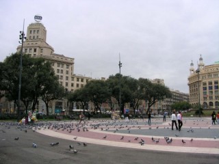 BARCELONE : photo de Barcelone - Plaza de Catalua