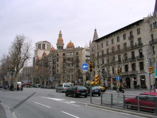 BARCELONE : photo de Barcelone- Paseig de Gracia