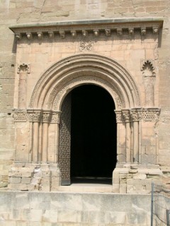 Lrida (Catalogne) - Vue du portail de l'ancienne...