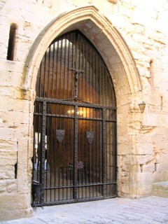 Vue du monastre de Poblet (Catalogne)