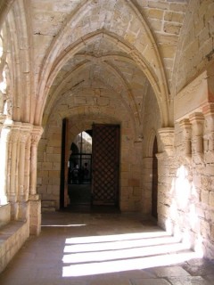 Vue du monastre de Poblet (Catalogne)