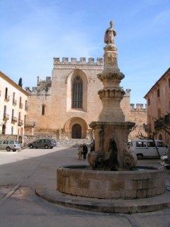 Vue du monastère de Santes Creus (Catalogne)