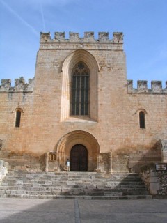 Vue du monastère de Santes Creus (Catalogne)