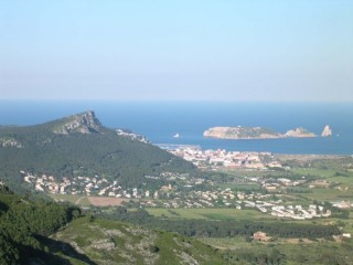 Chteau de Toroella-de-Montgri : paysage depuis le...