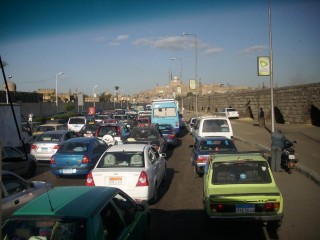 Circulation intense au Caire