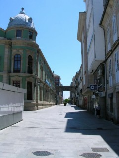 LUGO : photo d'une des rues de la ville