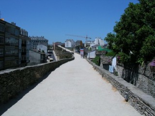 LUGO : photo depuis le rempart romain