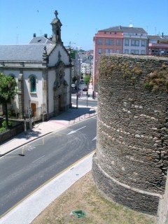 LUGO : photo du rempart romain