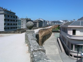 LUGO : photo depuis le rempart romain de Lugo