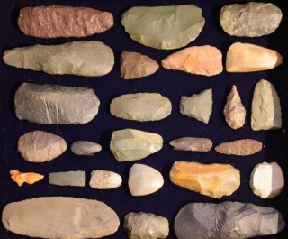 Haches tailles et bifaces du nolithique