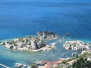 Le port vue du fort Le port vue du fort