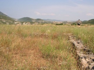 Ruines romaines prs de Lumbier (Aragon)