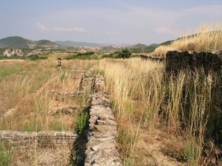 Ruines romaines prs de Lumbier (Aragon)