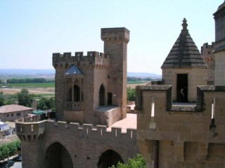 Photo du Palais mdival d'Olite (Navarre)